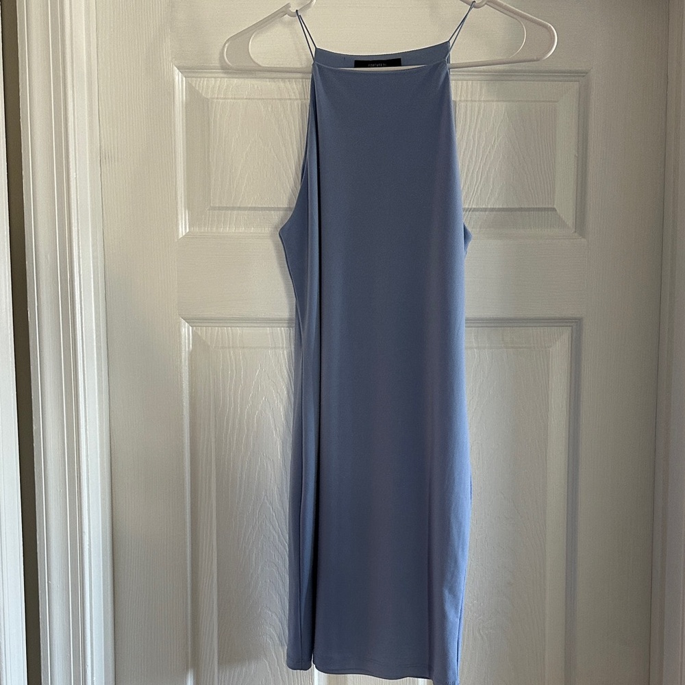Forever 21 Light Blue Midi Dress